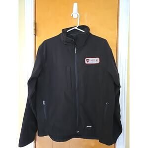 Ducati Xerox Superbike Team Jacket Size Medium Softshell Black
